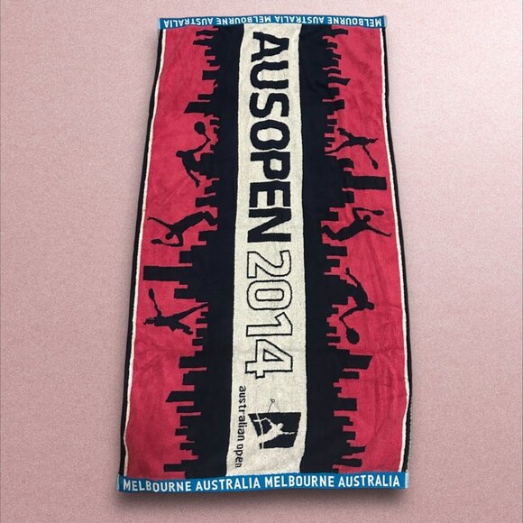 AUSTRALIAN OPEN 2014 Full Size Beach Towel NEW - Picture 1 of 6